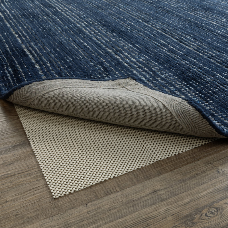 Sous-tapis antidérapant Larkin (0,12 po), Rond 7 pi 6 po, 0.12"