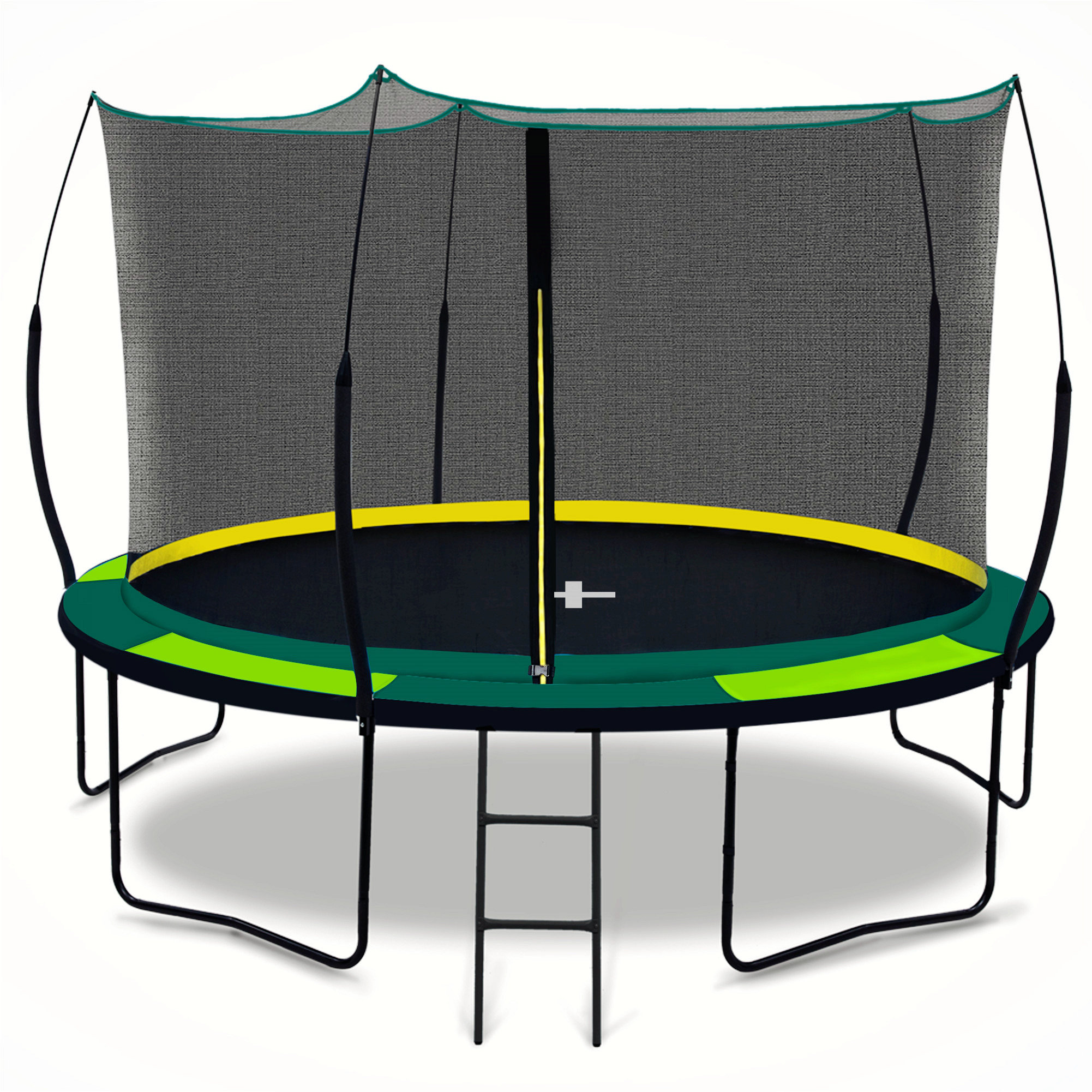 Creationstry 12' Round Backyard Trampoline with Safety Enclosure | Wayfair