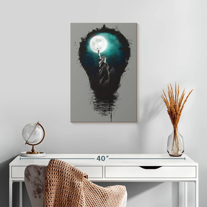 Aime Big City Lights I, 24" H x 16" W
