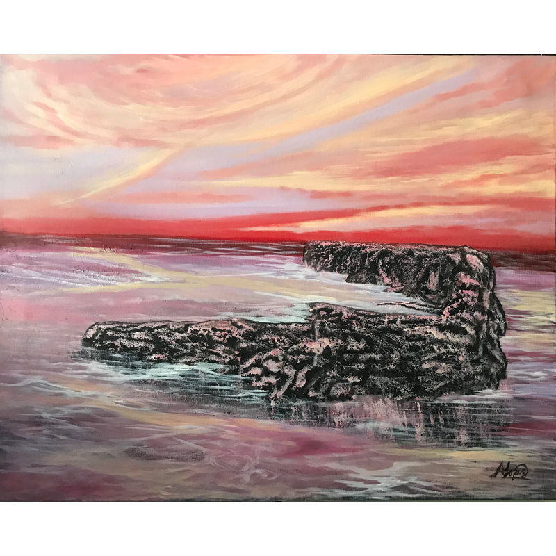 Illusion 03 par Alicia Lopez, H 25,25 po x l 31,25 po x P 0,875 po