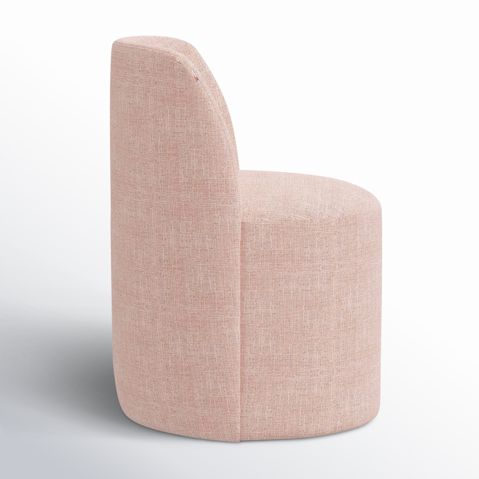 Begonia Dining Chair, Zuma Rosequartz Textured Linen