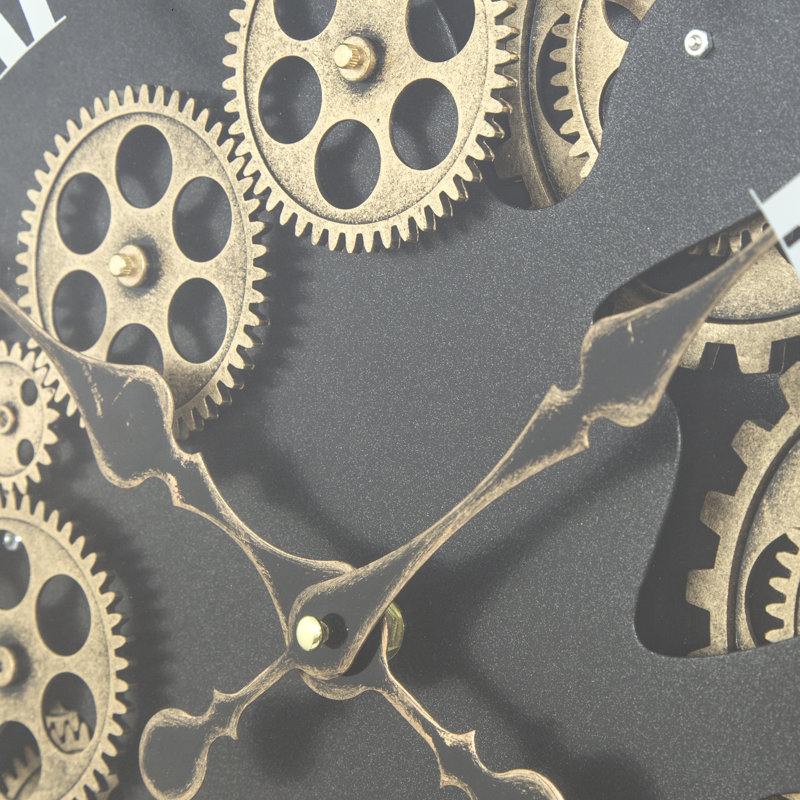 Horloge murale Maney, Blanc, Grand