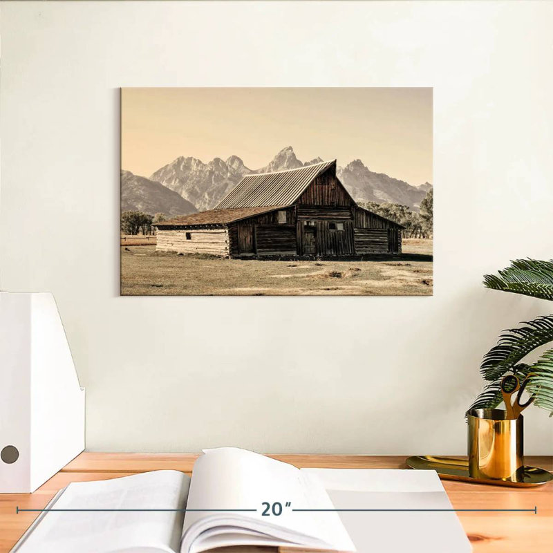 The Tetons, 8" H x 12" W