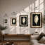 Melancholy Ghost Modern - Framed Print-316150498-316150499