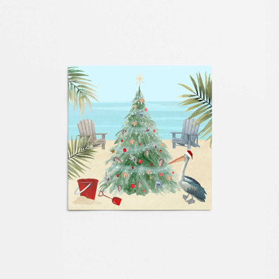 «Beachside Christmas I Print»