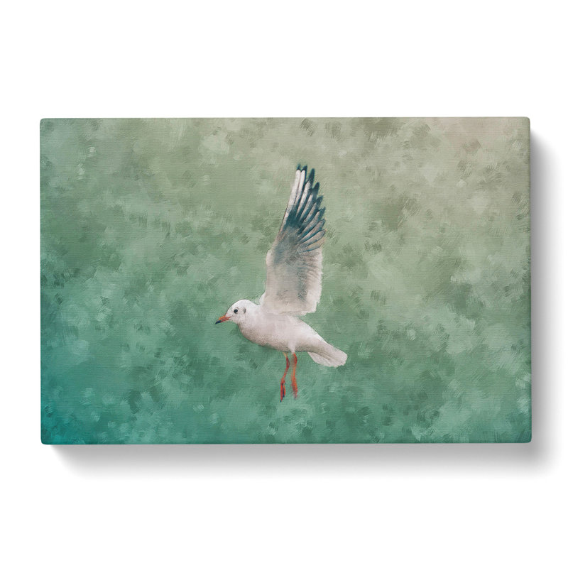 Seagull Painting - Wrapped Canvas Print, 60cm H x 91cm W x 3cm D