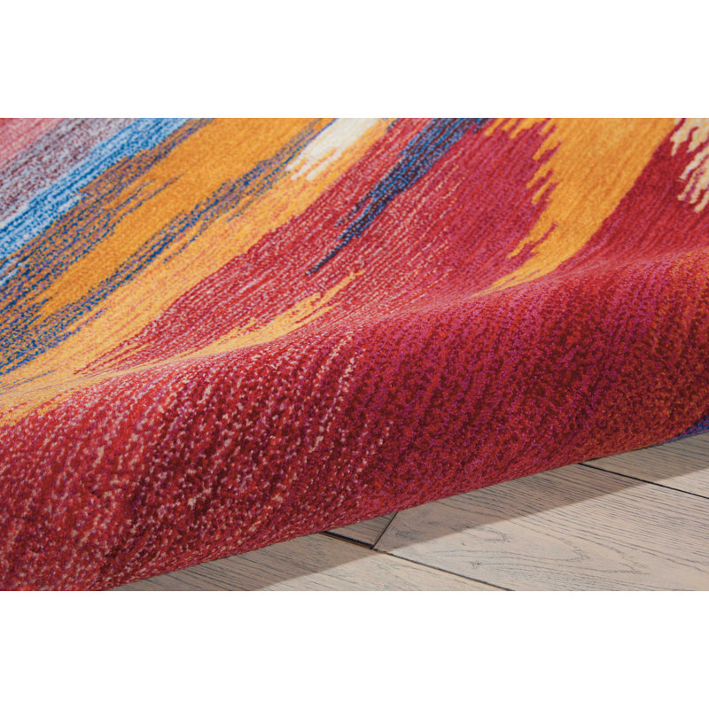 Danson Abstract Indoor Rug, Rectangle 7'3" x 9'3"
