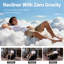 Repose-pieds double inclinable à double moteur avec porte-gobelet chauffant et port USB-124580136