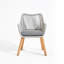 Chaise de patio avec coussin Medi