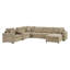 Canapé d'angle modulaire en forme de U avec rangement et porte-gobelets-1534229247