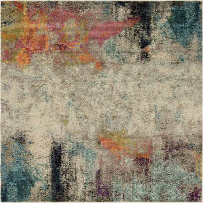 Keimar Washable Abstract Indoor Rug