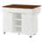 Kitchen Island with Drop Leaf, Power Outlet-1872730687