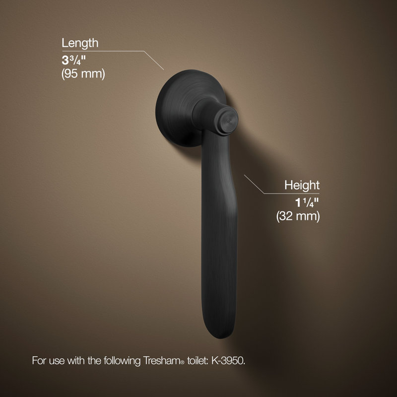 Treshamâ Trip Lever, Brushed Graphite