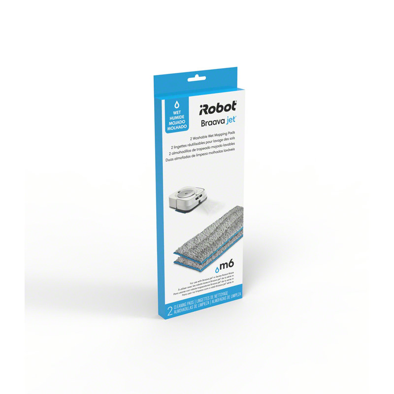 iRobot® Accessories jet® m Series Washable Pads Multi-Pack, (1 Wet and 1 Dry Pad)