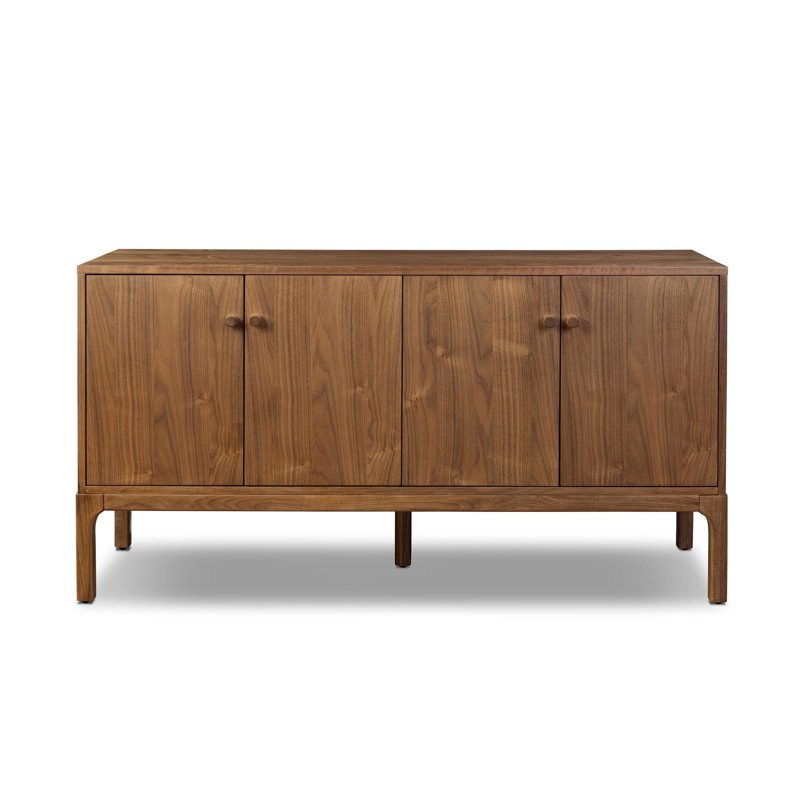 Arturo 4 Door Sideboard-Natural Walnut