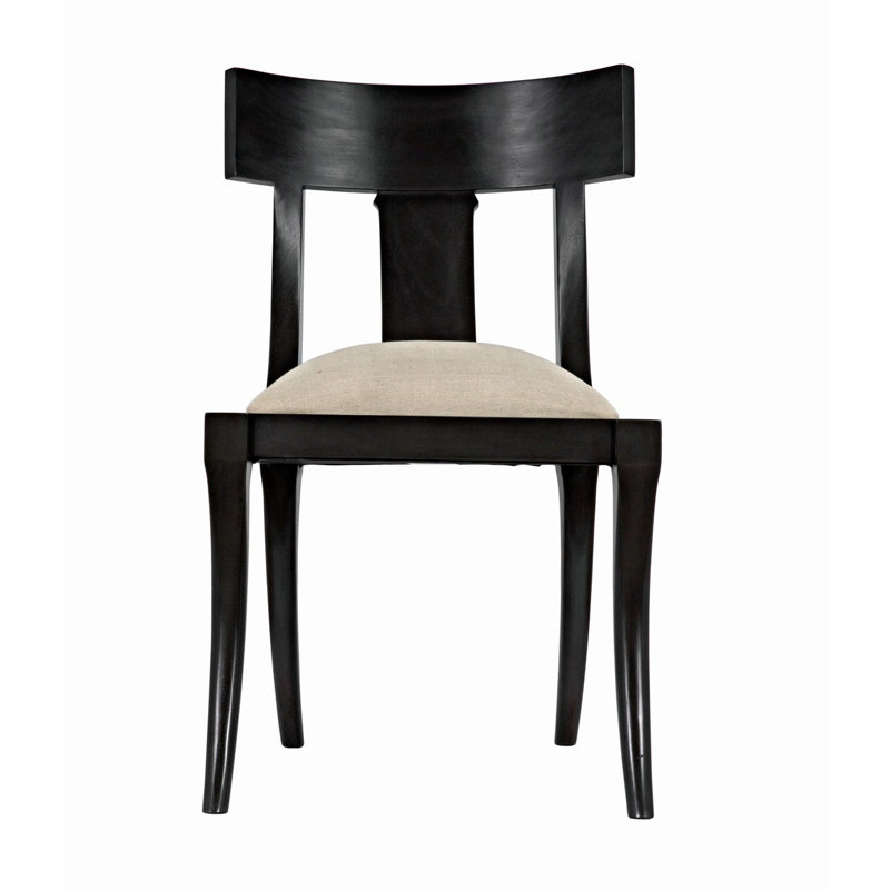 Athena Upholstered Dining Chair, Pale