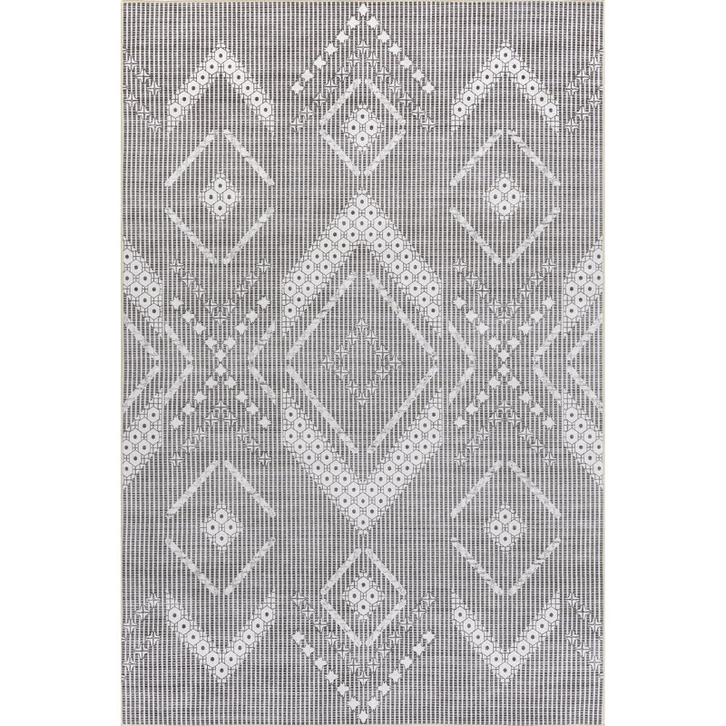 Carlita Tribal Machine Washable Indoor/Outdoor Area Rug, Rectangle 5' x 8'