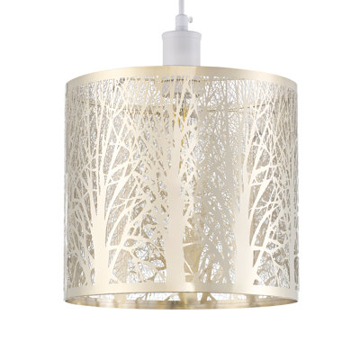 Unique and Beautiful Metal Forest Design Ceiling Pendant Shade