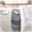 Repose-pieds ovale rembourré avec rangement, repose-pieds multifonctionnel et rangement caché-112035376