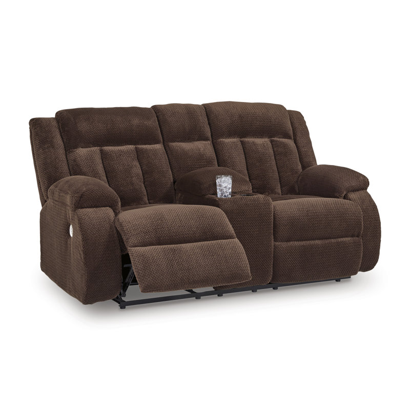 Causeuse inclinable électrique avec console Valente