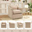 Fauteuil d'appoint avec accoudoirs lombaires 30 po-466987252