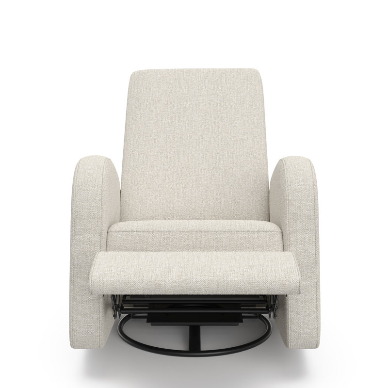 Santorini 5-In-1 Convertible Crib, Santorini 6 Drawer Dresser, And Santa Monica Power Recliner, Driftwood