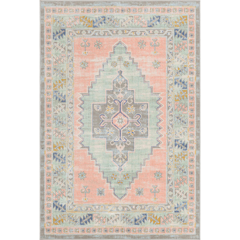 Matthei Oriental Indoor Rug, Rectangle 4' x 6'