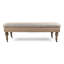 Maison Linen Tufted Ottoman