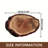 Wood Grain Diatomaceous Earth Bath Mat, Super Absorbent Quick-dry Non-slip Floor Mat With Tree Ring Design For Kitchen, Bathroom, Bedroom