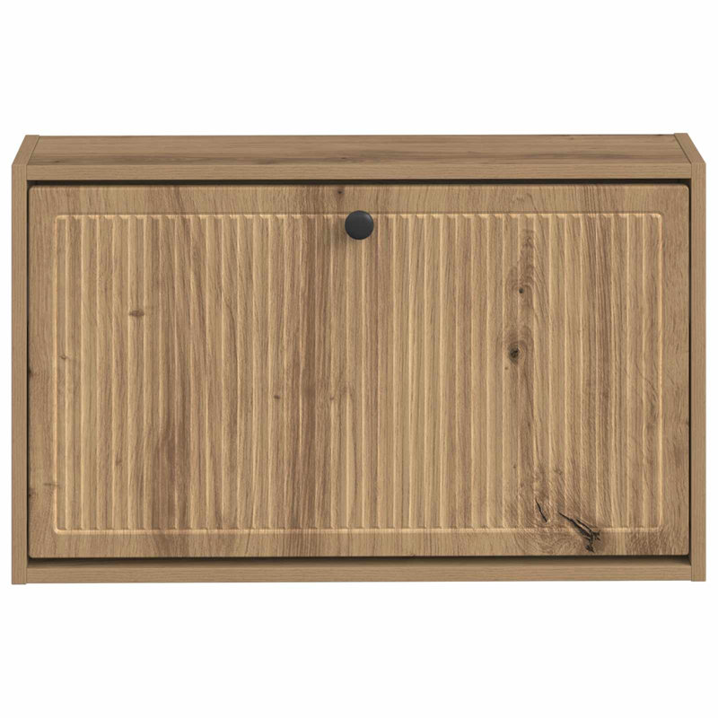 Flip Down Shoe Storage, 43 cm H x 71 cm W x 17 cm D, Artisan Oak
