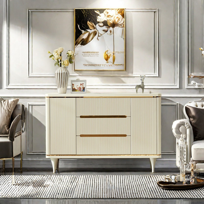 Buffet de luxe moderne et minimaliste