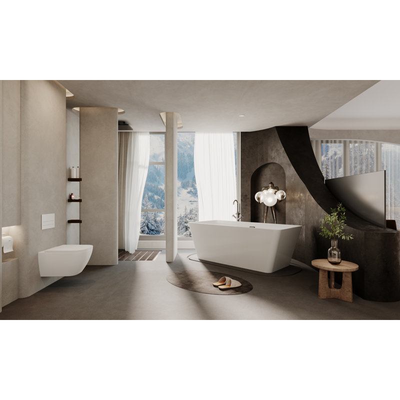 Baignoire de trempage autoportante 67 po. X 32 po. Star