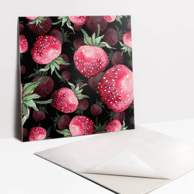 Kelwynne 30 x 30cm PVC Tile in Pink