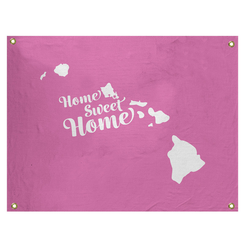 Tapisserie murale honolulu doux pour la maison, H 50 po x l 59 po, Rose