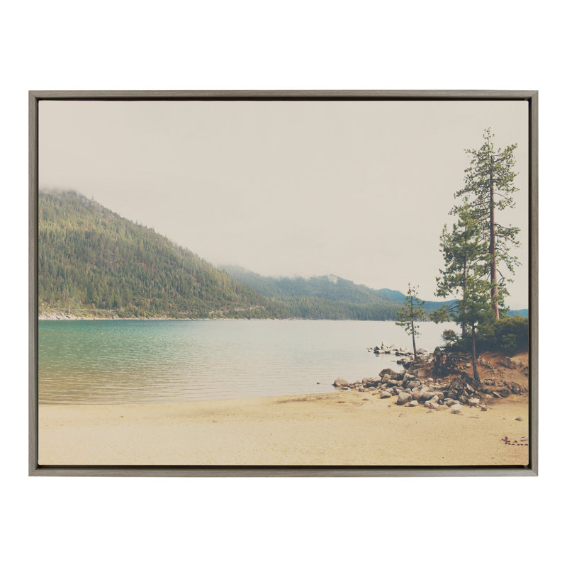Sylvie Lake Tahoe Framed Landscape Canvas Art, 40.69x31.63
