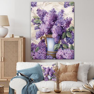 " Purple Lilac Blossoms Fragrant "