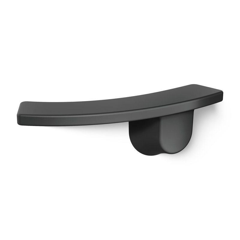 Betello Left-Hand Trip Lever, Matte Black