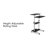  Mount-It! Mobile Standing Desk and Height Adjustable Stand-Up Computer Workstation, Silver