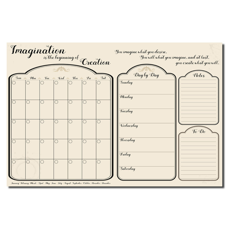 Acrylic Dry Erase Board, 30" H x 40" W x 0.75" D