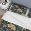 Regal Baroque Flourish Victorian Pattern VI - Ensemble de housse de couette damassé-992672121