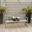 Aarna Solid Wood Acacia Outdoor Bench-1344526685