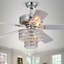 Ventilateur de plafond 52 pales 52 "en cristal avec ensemble d'éclairage inclus Parma-1280942746