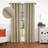Modern Linen Inspired Classic Solid 100% Polyester Room Darkening Curtain Panel-509002647-509002645