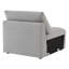 Fauteuil d'appoint rembourré Deandre Boucle-2024770628