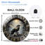 Horloge murale Corbeau