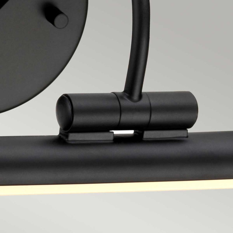 15'' Dimmable LED Wall Mount Picture Light, Satin Black
