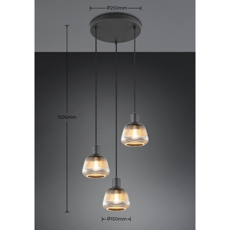 Daresha pendant light