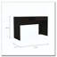 Bureau d'ordinateur à 1 tiroir Black Wengue