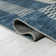 Ventress Geometric Striped Machine-Washable Blue/Cream Rug