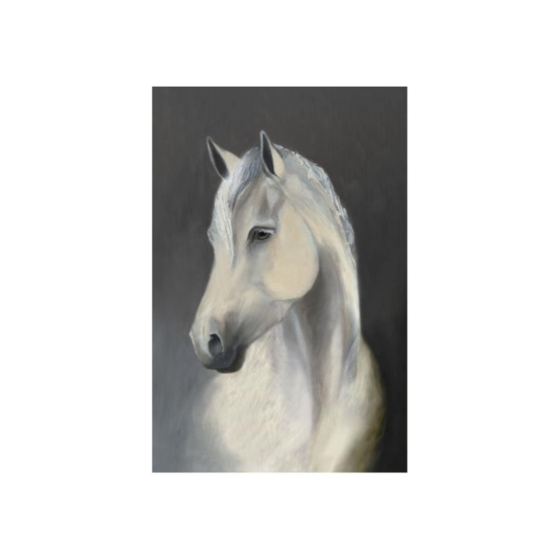 «Calm Glance II» par Nash Rambler - Peinture, Plexi, H 60 po x l 40 po